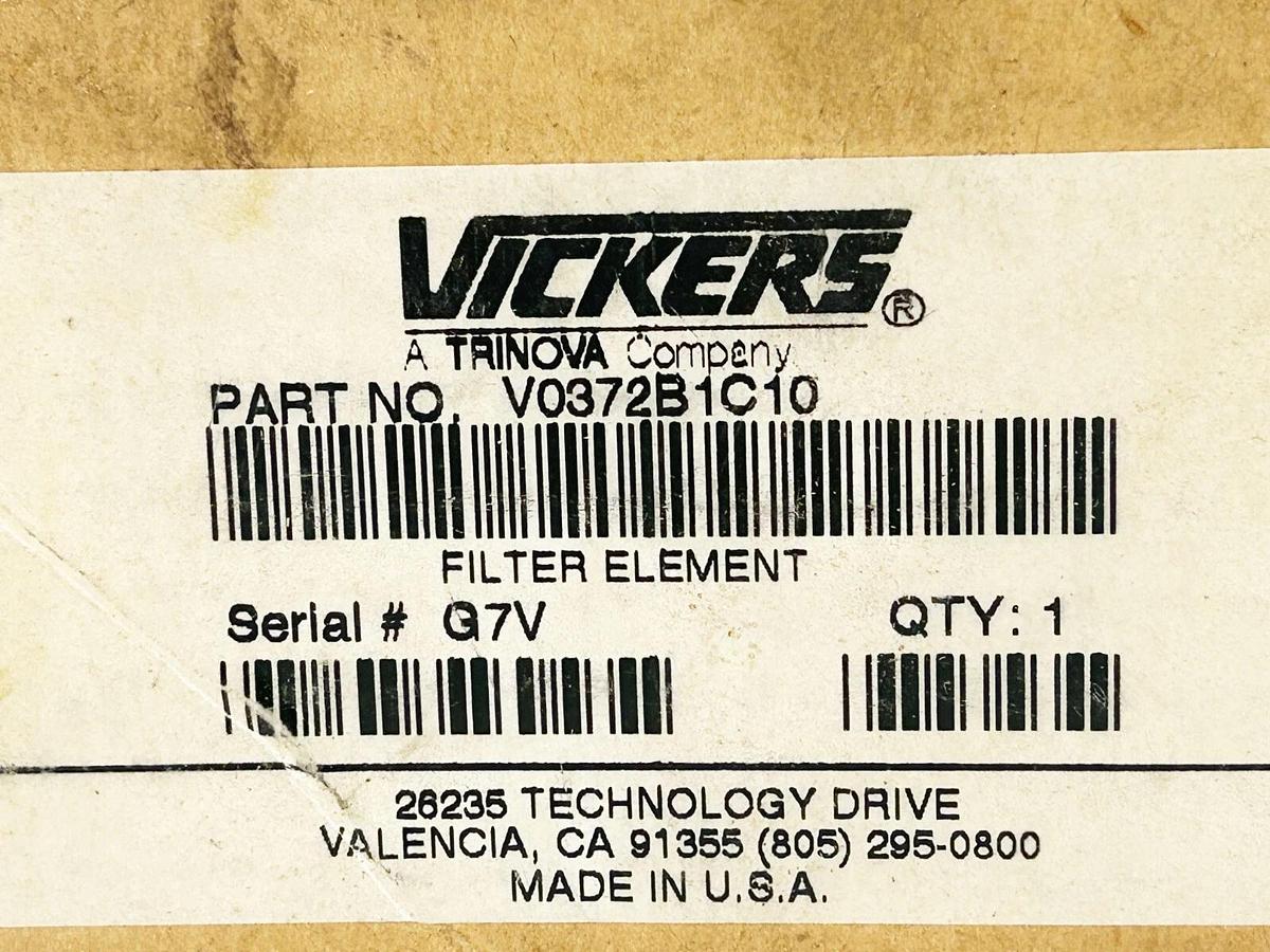 New Vickers V0372B1C10 Filter Element 23 Micron 450PSI