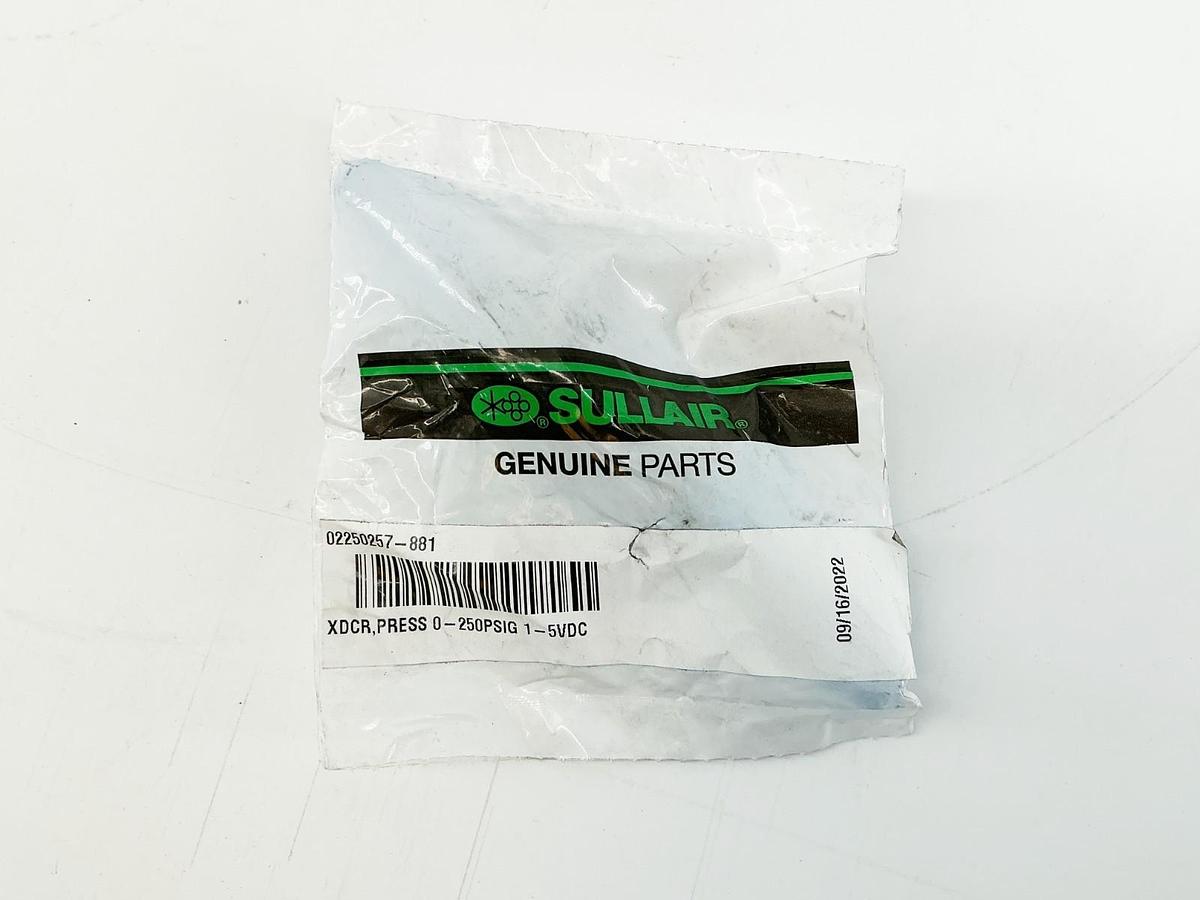 New Sullair 02250257-881 XDCR Press 0-25PSIG 1-5VDC