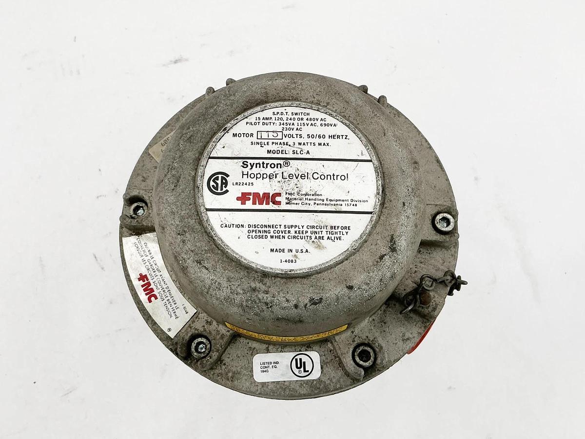 Used FMC SLC-A Syntron Hopper Level Control 115V 50/60Hz 15A 3W