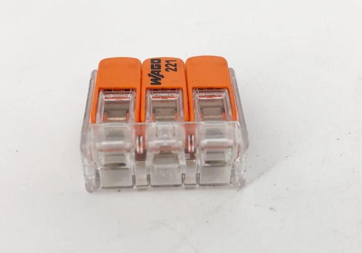 Box of 30 New Wago 221-613 Lever-Nuts Conductor Compact Wire Connectors 10AWG
