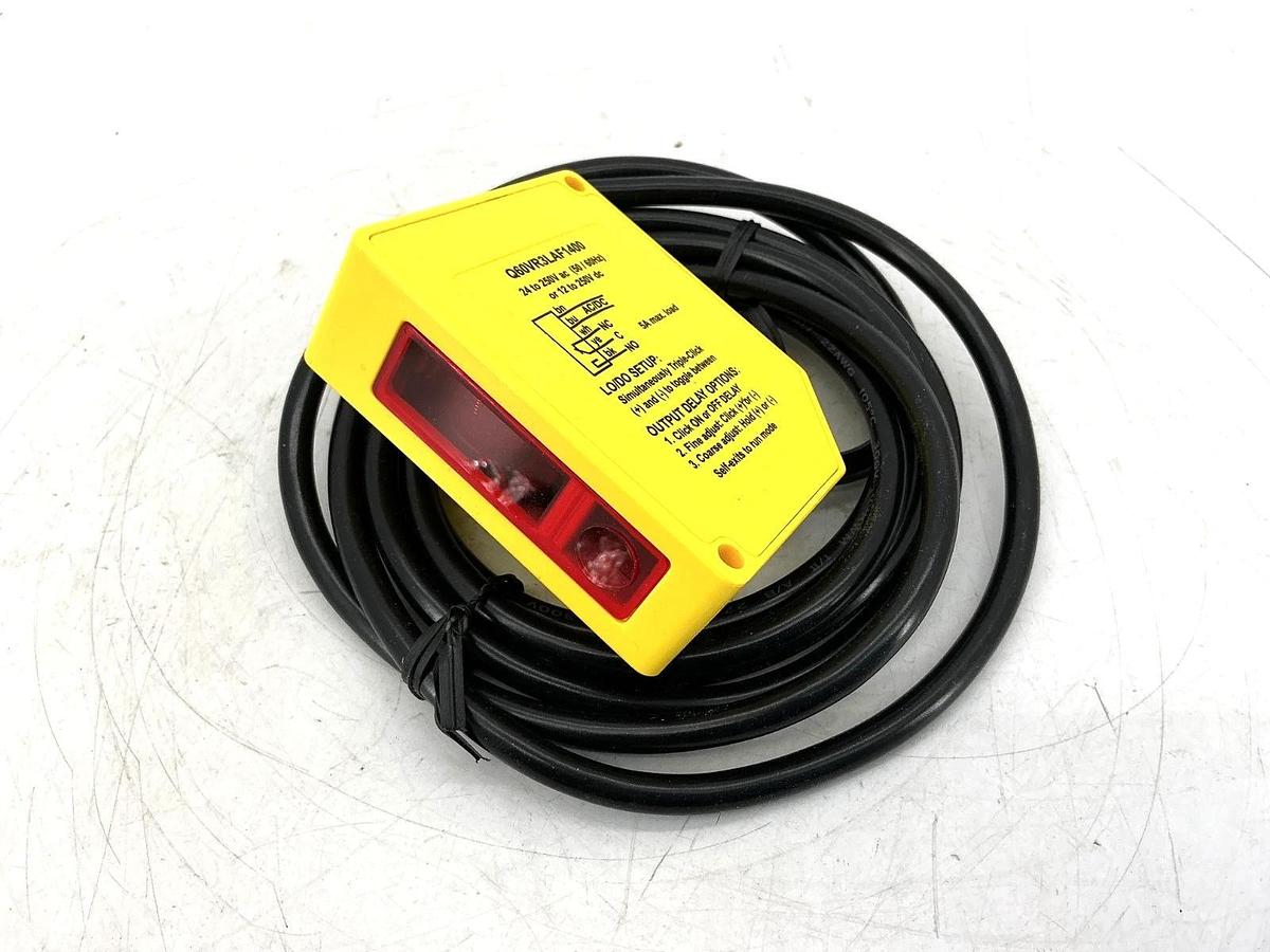 New Banner Engineering Q60VR3LAF1400 Photoelectric Switch 5A 24-250VAC 71635