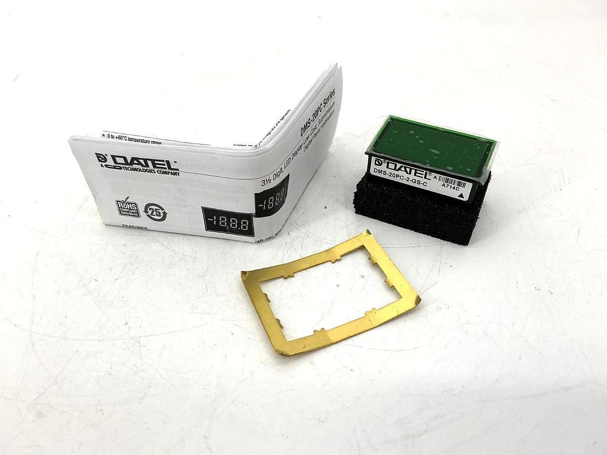 New Datel DMS-20PC-2-GS-C Digital Panel Meter 12-Pin DMS20PC2GSC - No Box