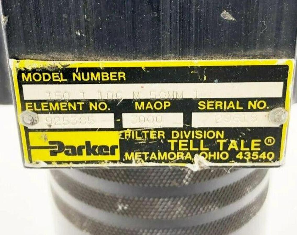 New Parker 150-1-10C-M-50MM-1 Hydraulic Pressure Filter 3000 MAOP