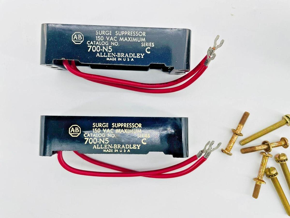 Lot of 2 New Allen Bradley 700-N5 Surge Suppressor 150V Type N Relays Ser C