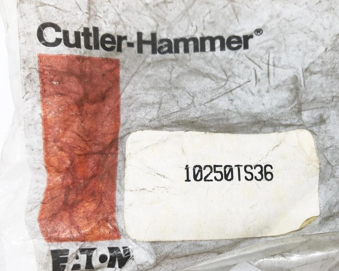 Bag of 6 New Cutler-Hammer 10250TS36 Legend Plates Black - INT BYP