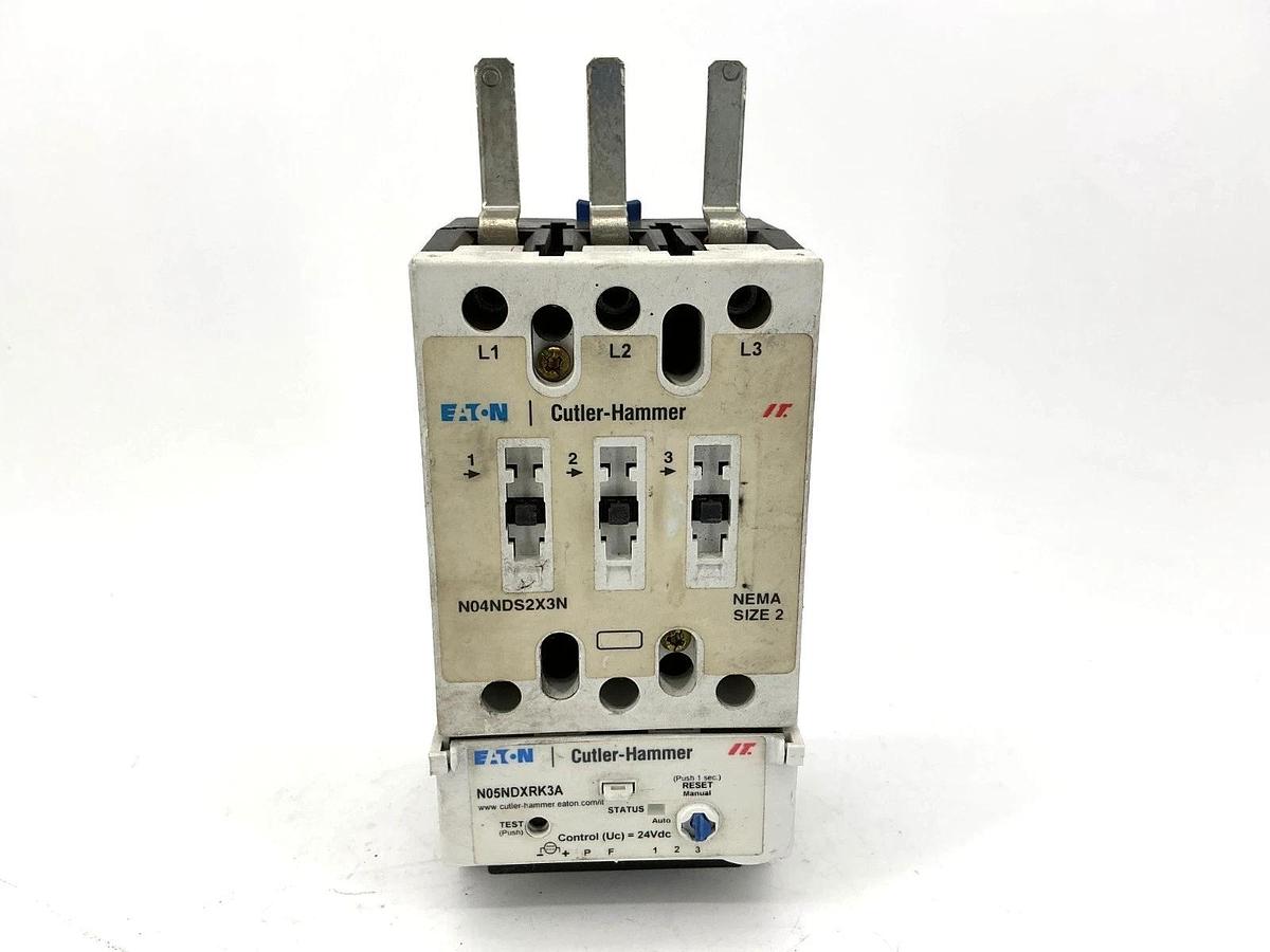 Used Eaton Cutler-Hammer N101DS2K3A Starter 3P 45A N04NDS2X3N N05NDXRK3A