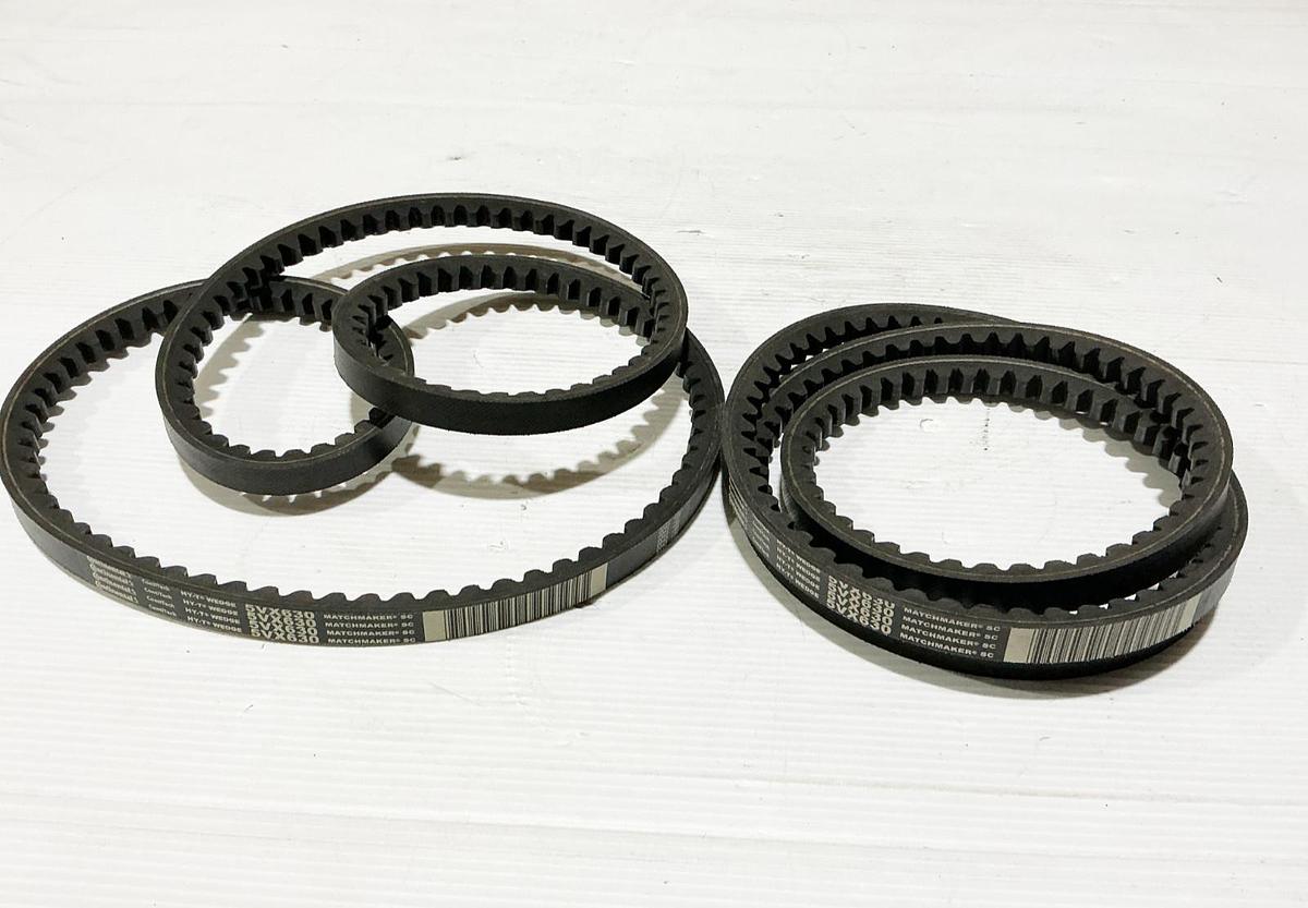 New Lot of 2 Continental 5VX630 Cogged V-Belt 63"OD 0.38" Width - No Box