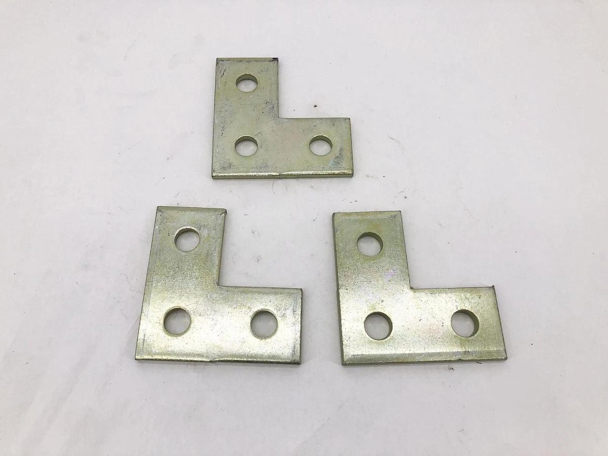 Lot of 3 New Thomas & Betts Superstrut AB219 Flat Angle L Brackets - No Box