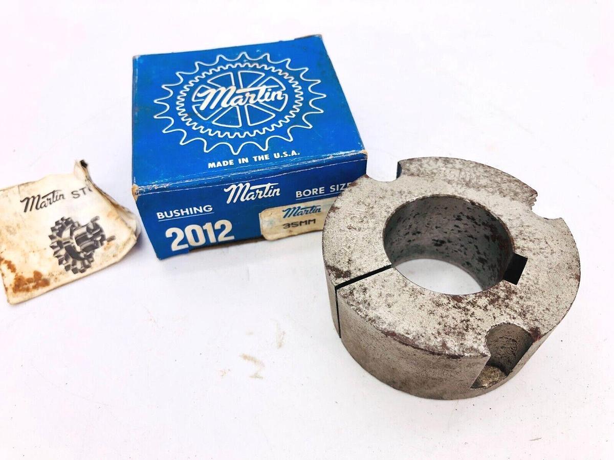Used New MARTIN 2012 35MM Taper-Lock Bushing 35mm Bore 10 x 3.3mm Keyway