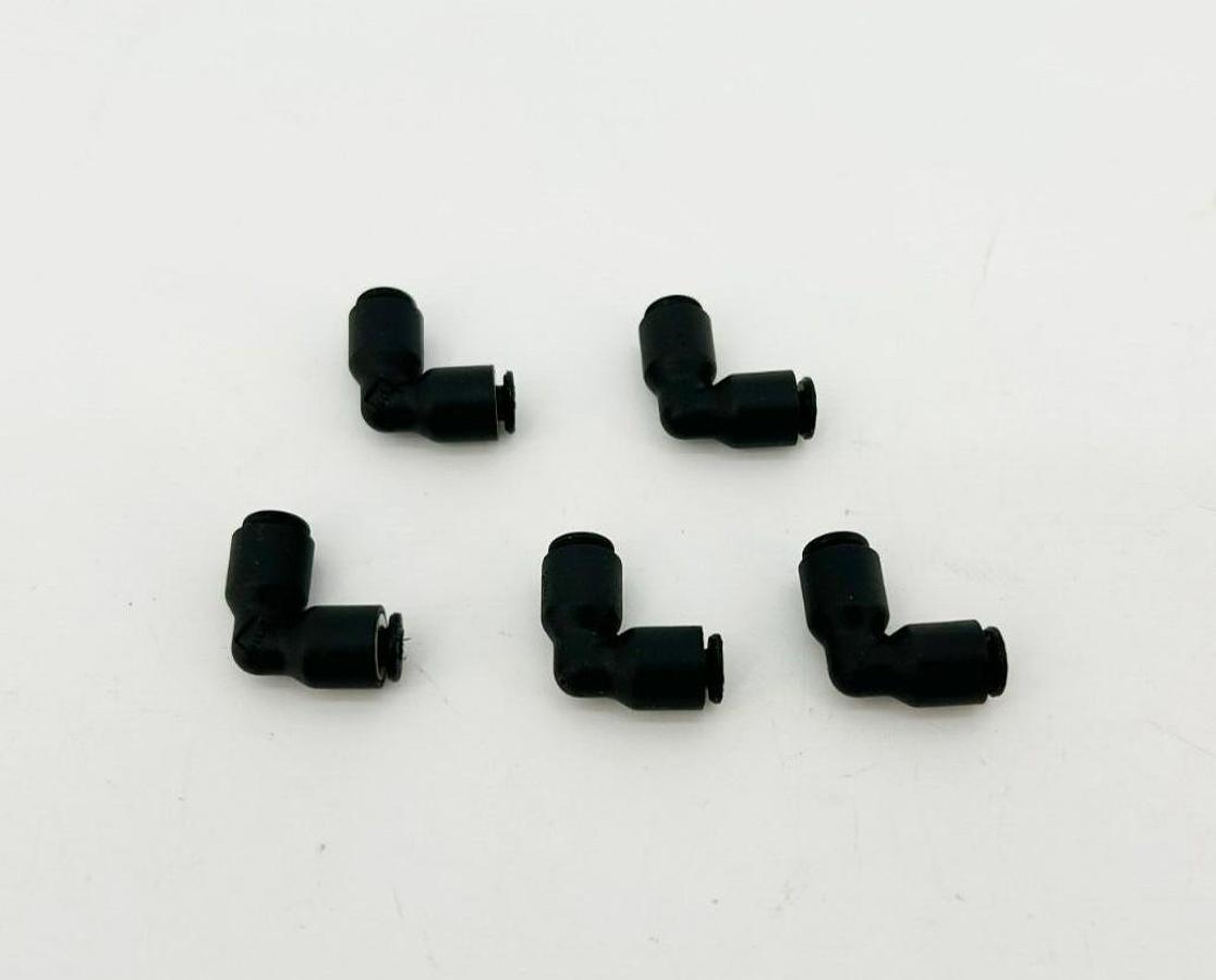 Lot of 5 New Lawson 86789 Union Elbows, 1/8" OD, Glass Reinforced Nylon
