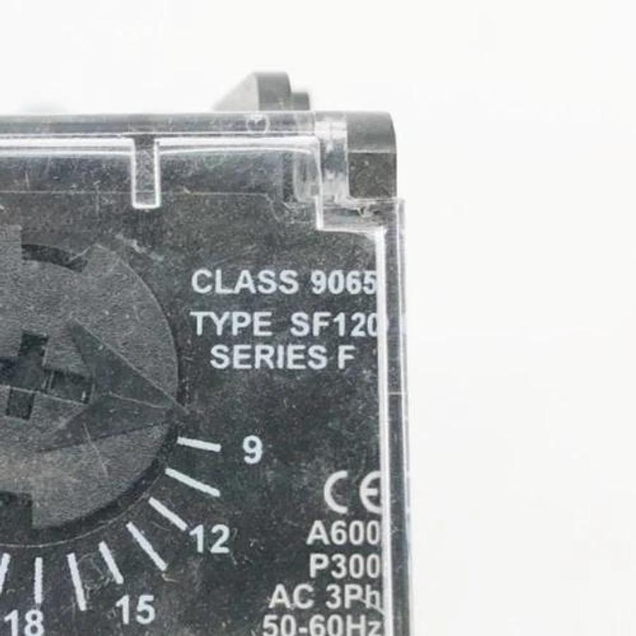 New Square D 9065SF120 Motor Logic Overload Relay 9-27A 600VAC Ser. F