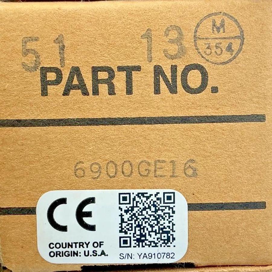 New Custom Control Sensors 6900GE16 Pressure Switch 4-Wire 12-150PSIG 120/250V