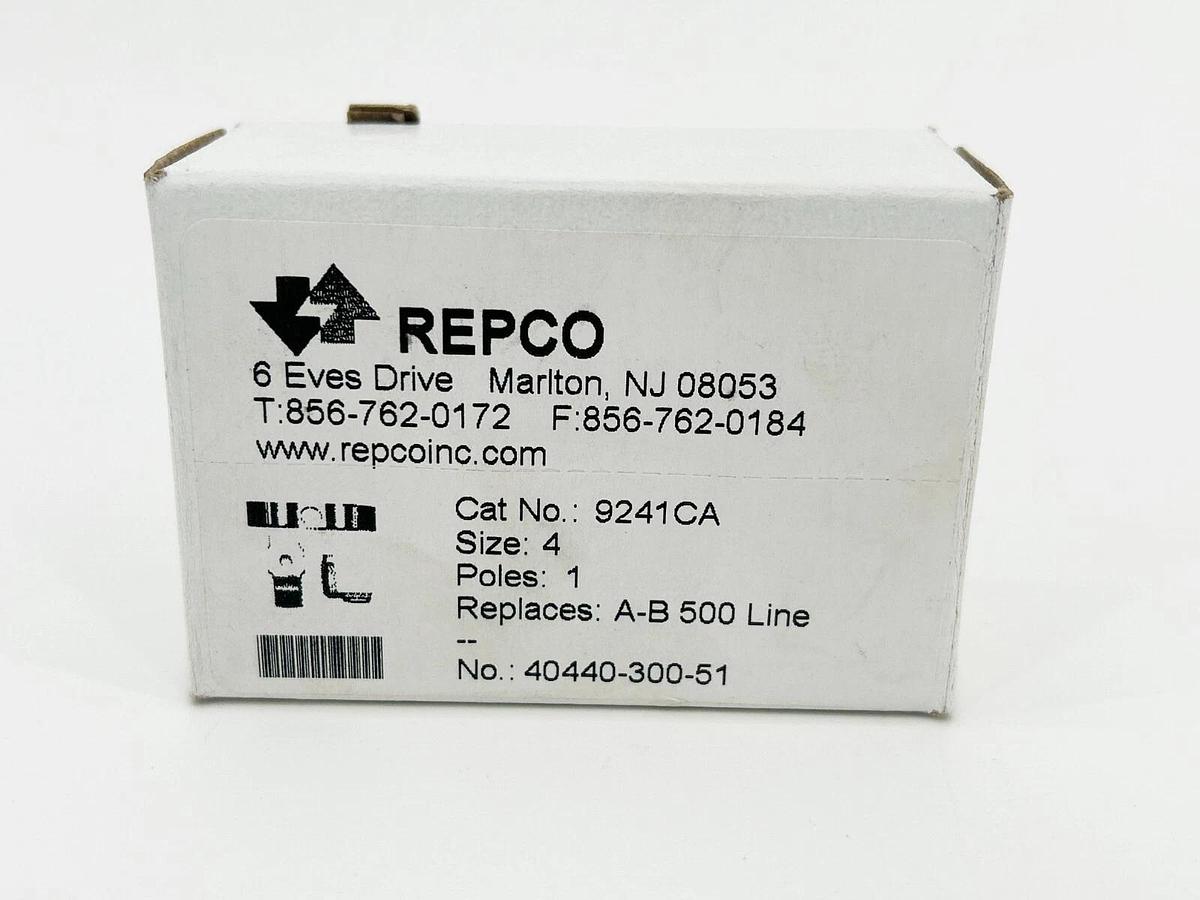 New Repco 9241CA Contact Kit Size 4 1 Pole Replaces Allen Bradley 40440-300-51