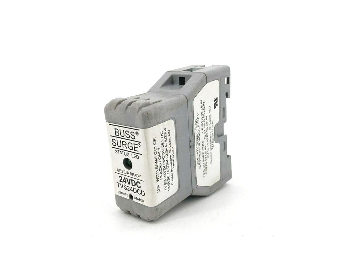 New Bussmann TVS24DCD Surge Suppressor 24VDC 10AWG - No Box