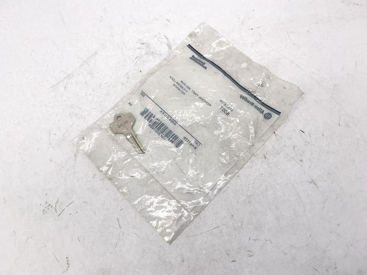 New Allen Bradley X-181170 Renewal Part Key for Cylinder Lock Key #D018