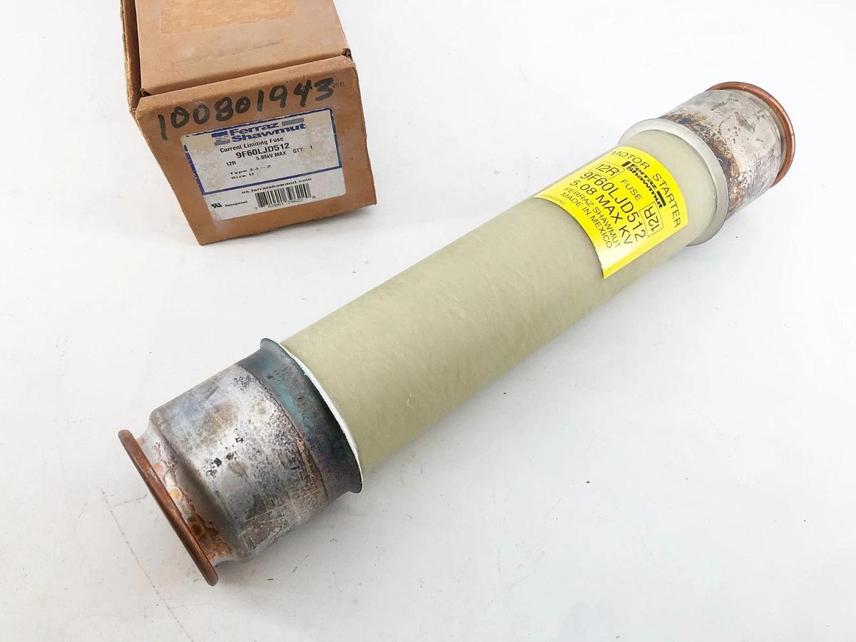 New Ferraz Shawmut 9F60LJD512 Fuse 5.08KV 12R Type EJ-2 Size D