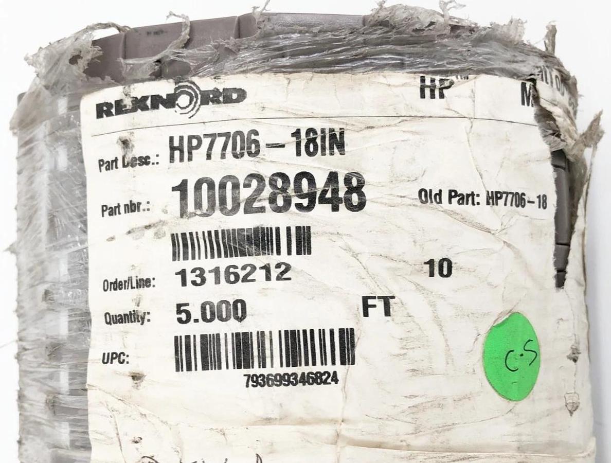 New Rexnord HP7706-18IN MatTop Chain 10028948 5 FT - No Box