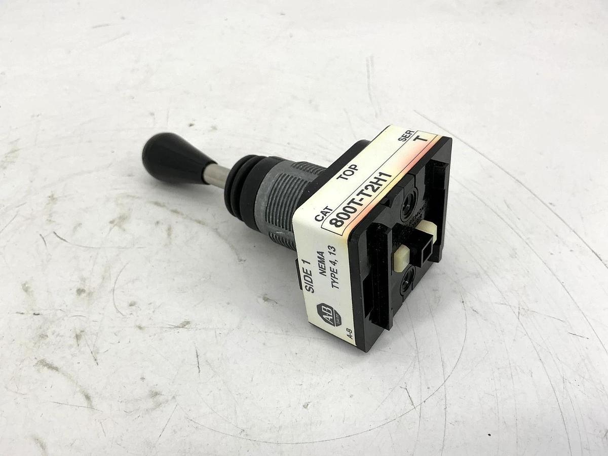 New Allen Bradley 800T-T2H1 Ser T Toggle Switch 2-Way Maintained Up/Down