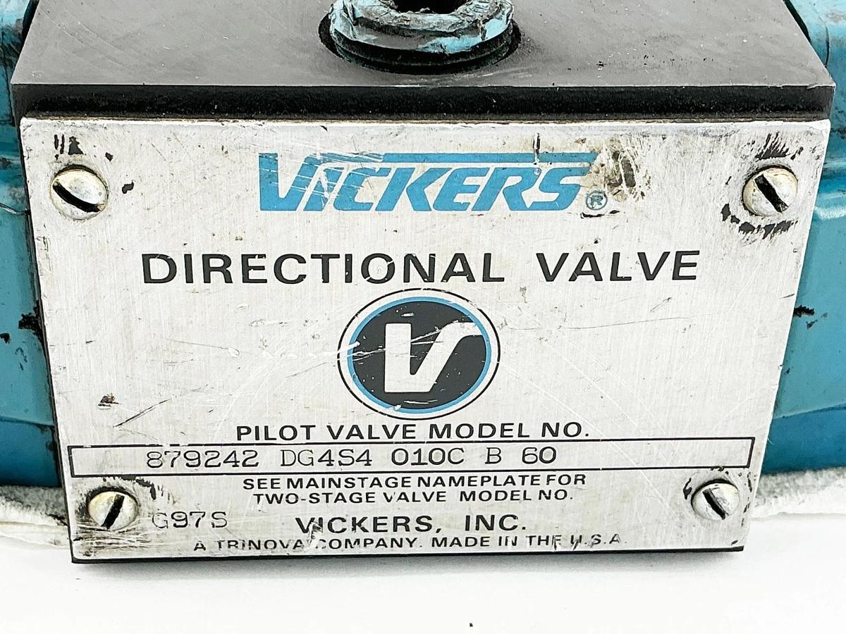 Used Vickers DG4S4-010C-B-60 Direct Control Valve 3000PSI 115V 879242
