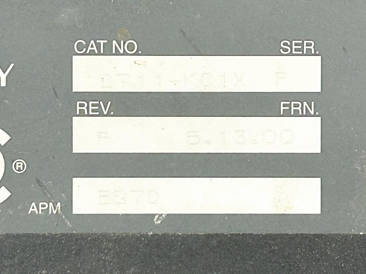 Used Allen Bradley 2711-KC1X Operator Interface Panelview 1200 12" Color CRT 264V