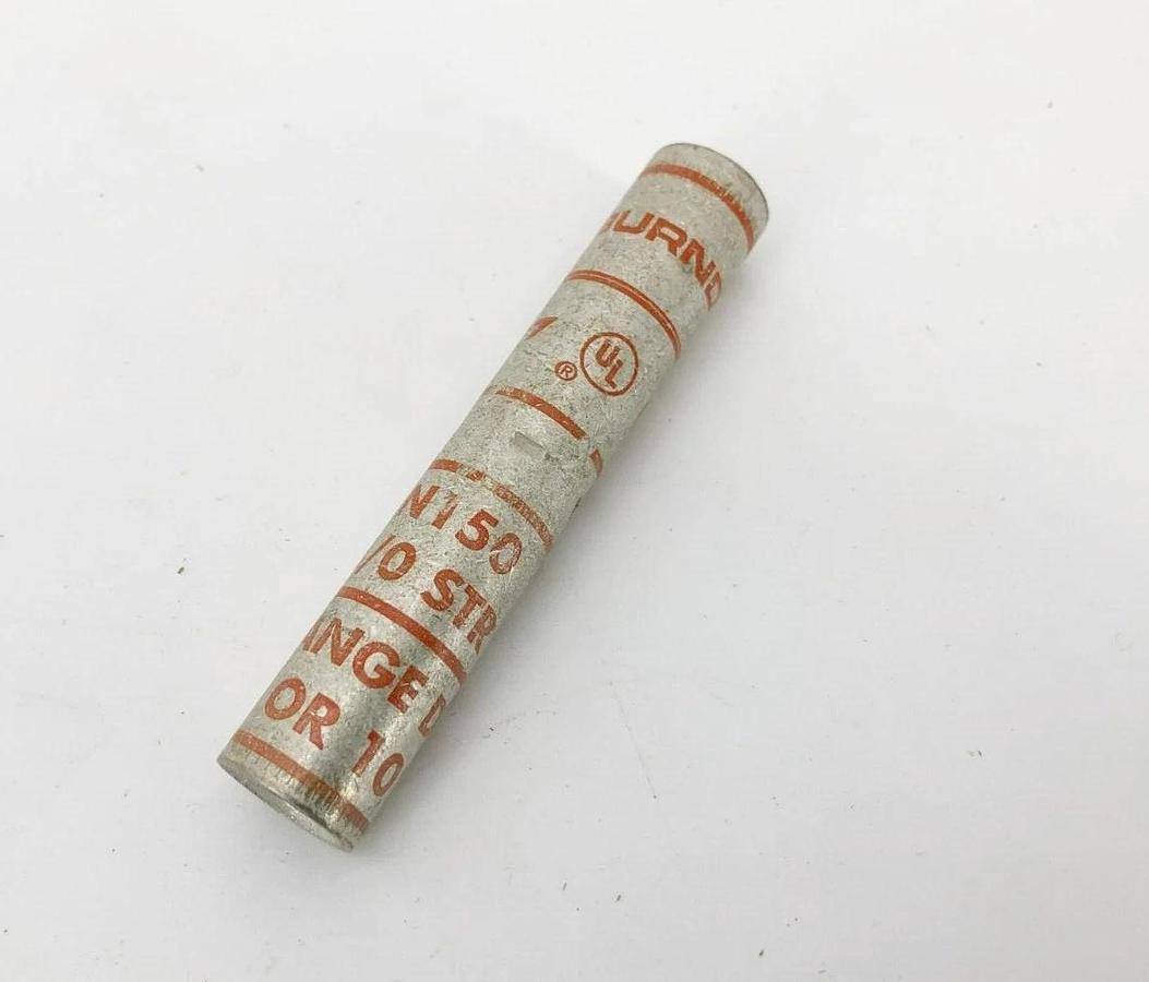 Lot of 3 New Burndy YS27 Splice Connectors N150 3/0 STR Orange 14 Or 101