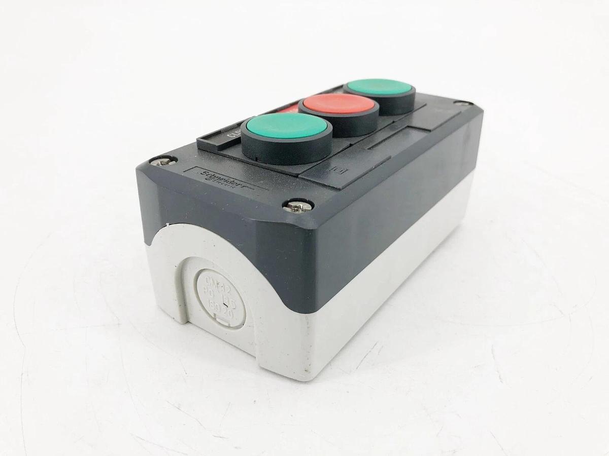 Used Schneider Electric XAL-D/K H7 Pushbutton Station Close-Stop-Open