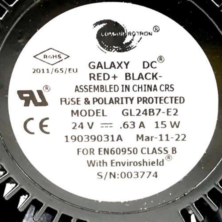 New Comair Rotron GL24B7-E2 Cooling Fan 24VDC 127x127x38mm 19039031A