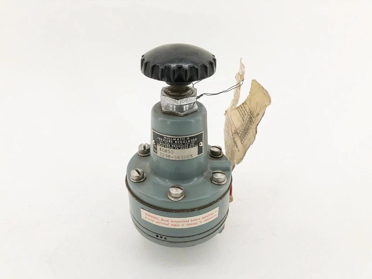 New Moore Nullmatic 40H50 Pressure Regulator 7298-56S6EK