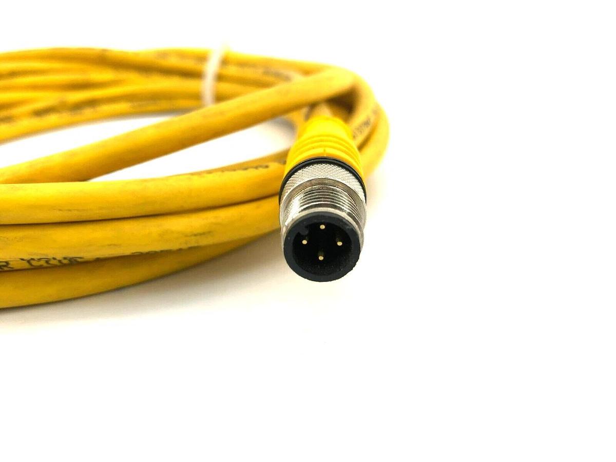 New Turck U-37856 M12 Cordset, RKE 4.4T-4-N7X2-RSC 4.4T - No Box