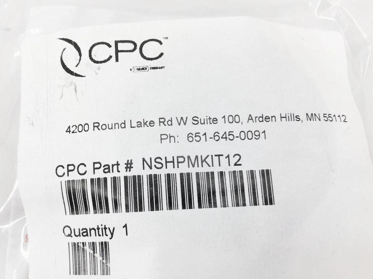 New CPC NSHPMKIT12 Panel Mount Kit for NSH (EPDM)