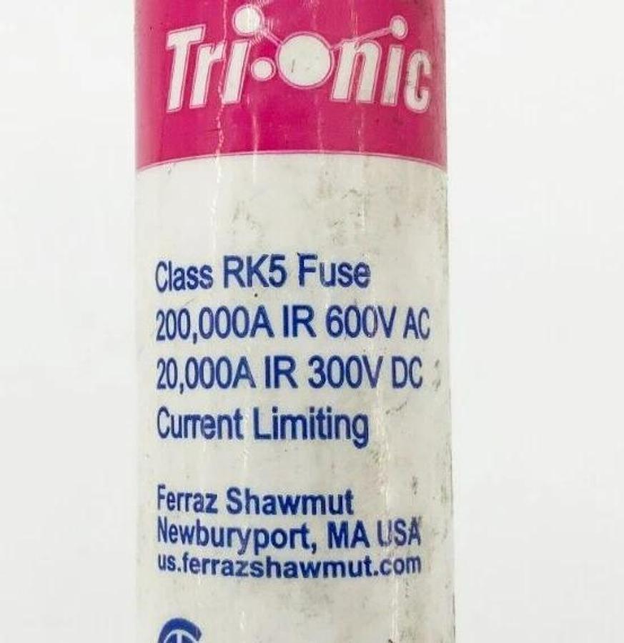 Lot of 2 New Ferraz Shawmut TRS35RID Dual Element Time Delay Fuses 35A 600V