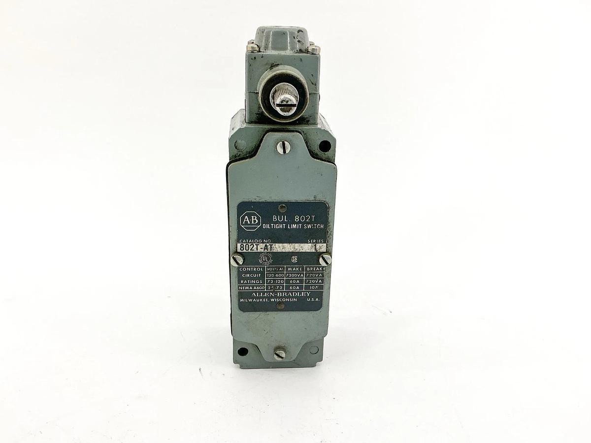 Used Allen Bradley 802T-AT Limit Switch 600V 7200VA 72A Ser.1