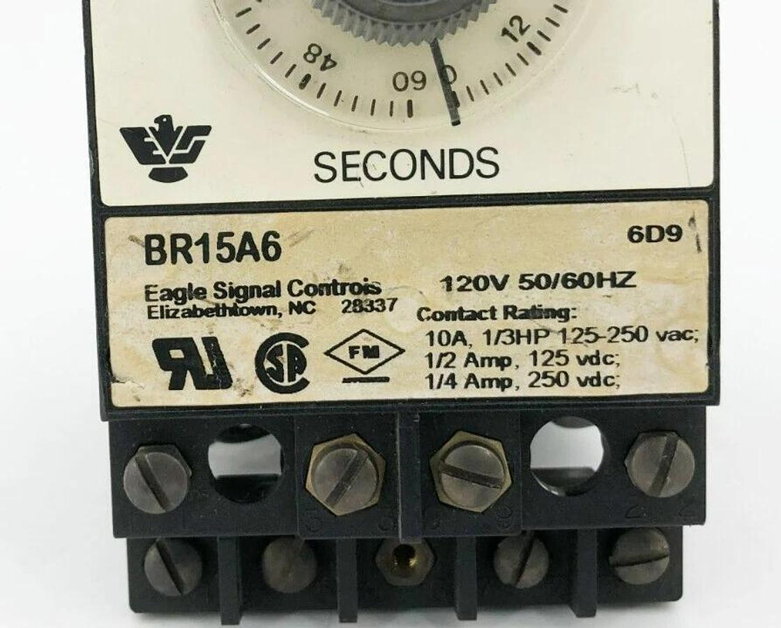 Used Eagle Signal BR15A6 Timer 0-60s