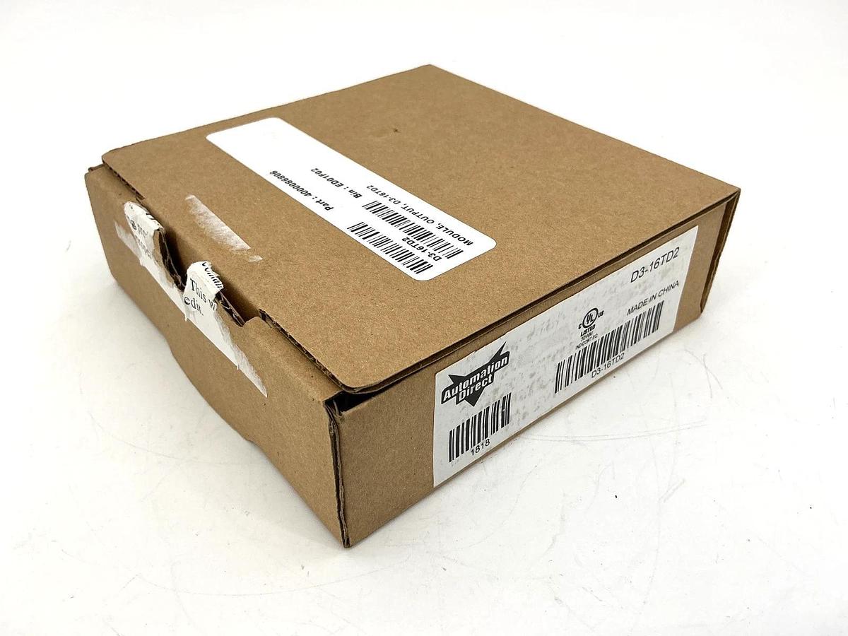 New Automation Direct D3-16TD2 Output Module 16-Point 5A 5-24VDC D316TD2