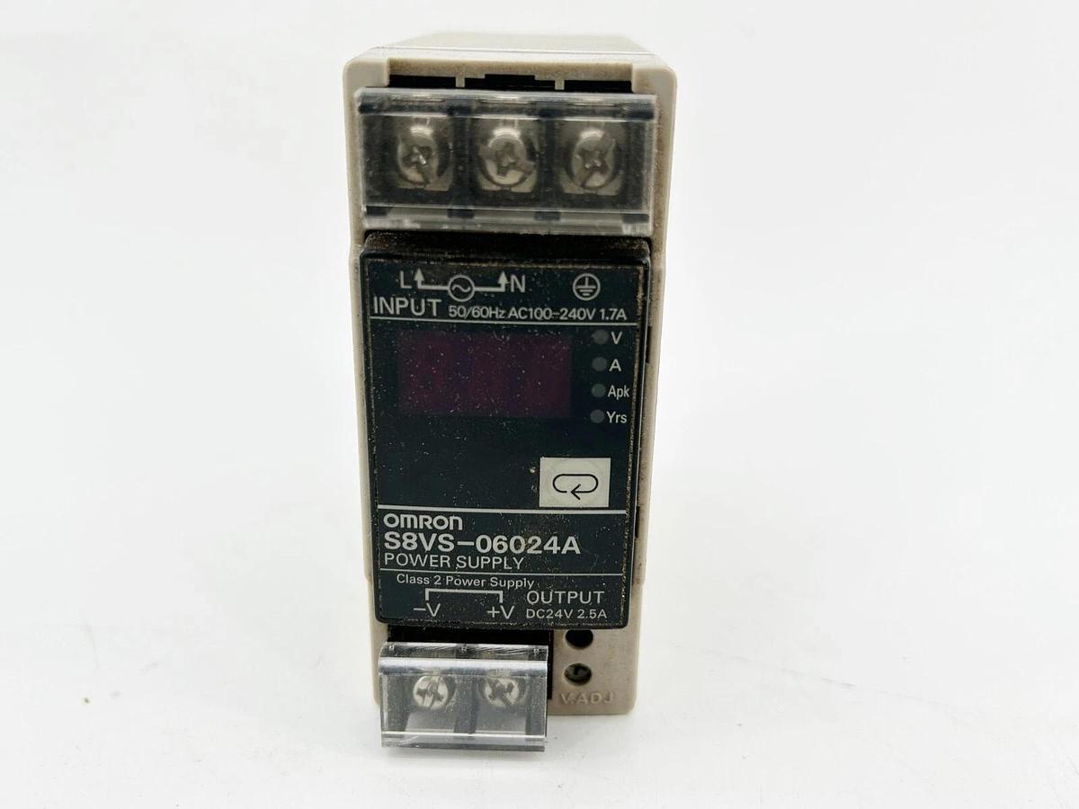 Used Omron S8VS-06024A Switch Mode Power Supply 240VAC 60W UL 1310