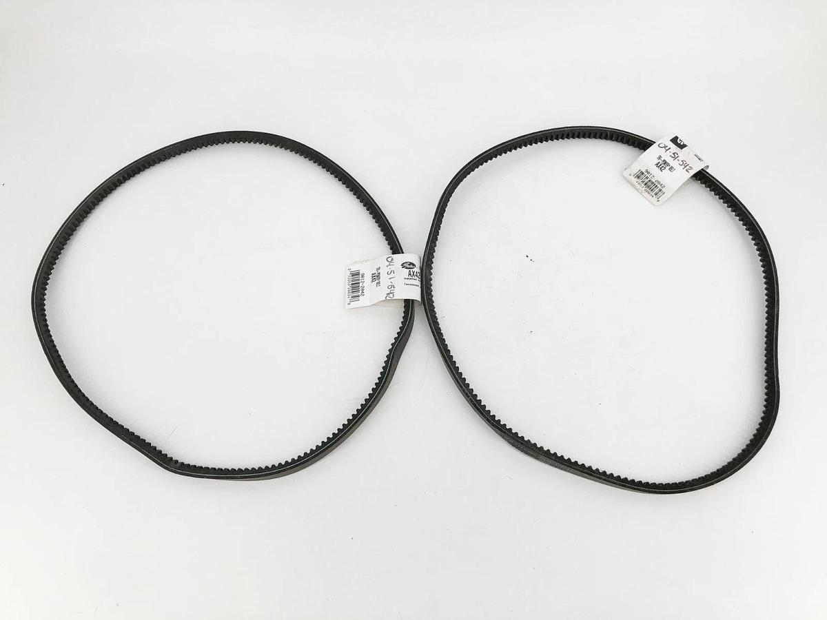 Lot of 2 New Gates AX42 Tri-Power Cogged V-Belts 9012-2042 - No Box