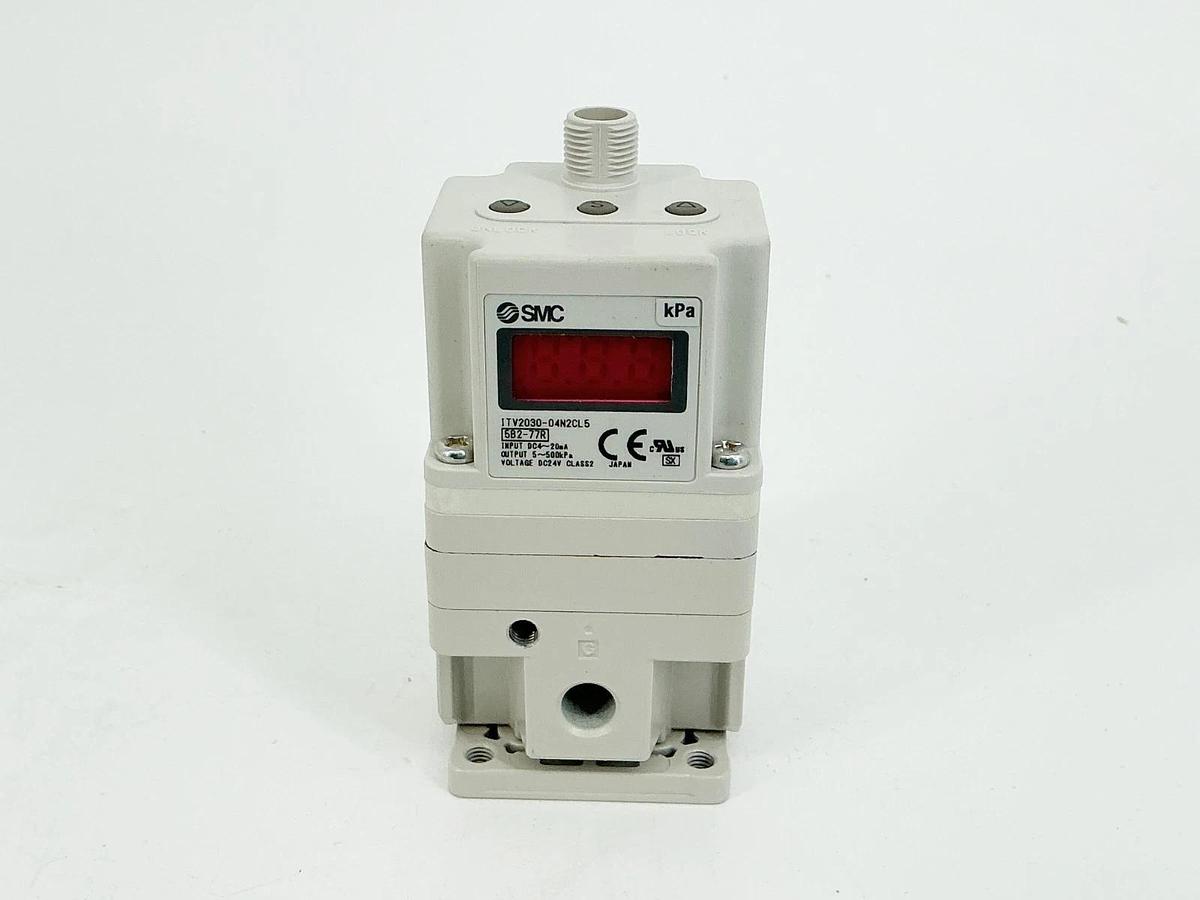New SMC ITV2030-04F2CL5 Pneumatic Regulator 1/4" 24V