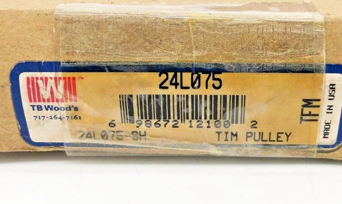 New TB Wood's 24L075 Timing Pulley 5/8" Bore