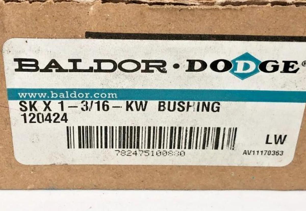 New Baldor Dodge SK X 1-3/16-KW Quick Disconnect Bushing 120424