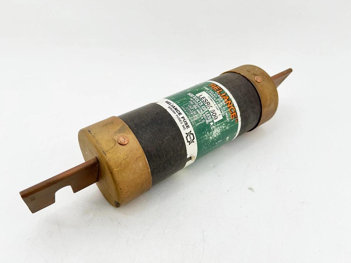 New Reliance LESRK500 Time Delay Dual Element Fuse 500A 700V Class RK1 W/O Box