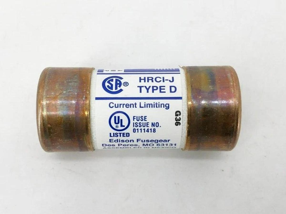 New Edison JDL40 Time Delay Fuses 40A 600VAC Class J