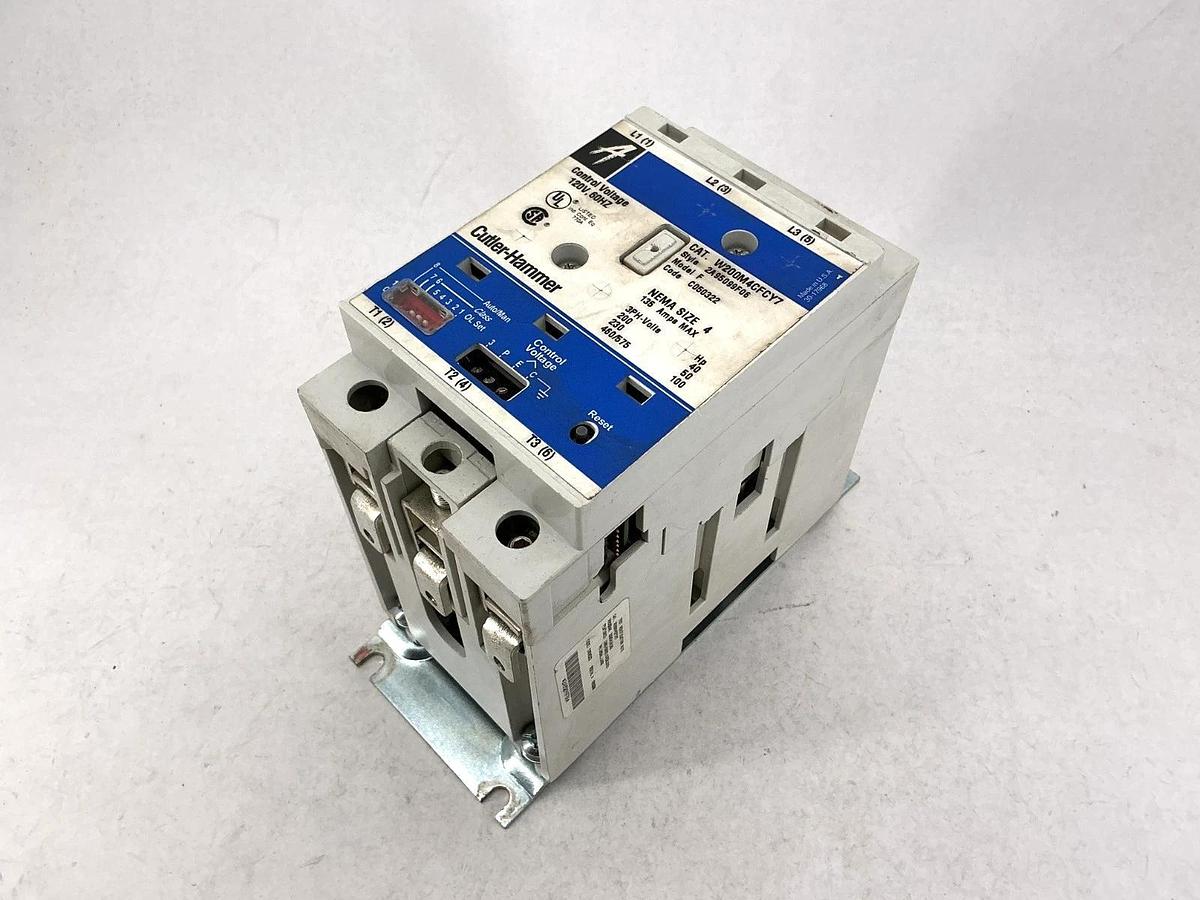 Used Cutler-Hammer W200M4CFCY7 Advantage Starter 3-Phase 135A 120V 60HZ