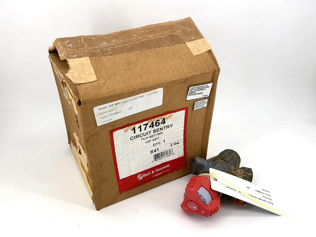 New Bell & Gossett 117464 Circuit Sentry CS-1/2 Flo-Setter 1/2" NPT