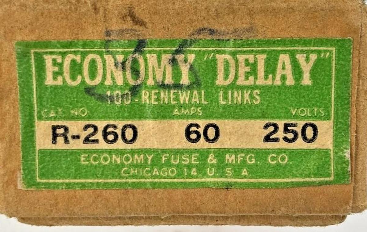 New Economy Delay R-260 Renewal Links 60A 250V R260 QTY 30 Per Box
