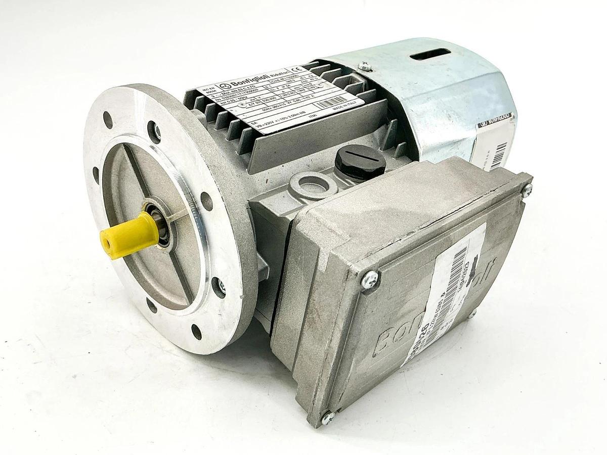 New Bonfiglioli 8F11020081 Electric Motor 3PH 0.25kW 400V BN-63-C-4-FD - No Box