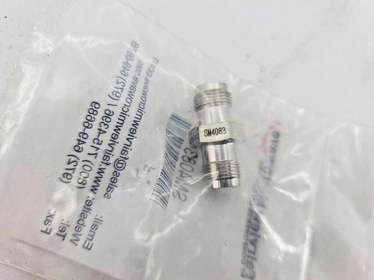 Used New Fairview Microwave SM4083 TNC to TNC Adapter Female to Female 1.25 VSWR