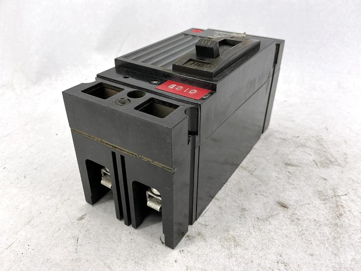 Used GE General Electric TED124010 Circuit Breaker 2-Pole 10A 480VAC