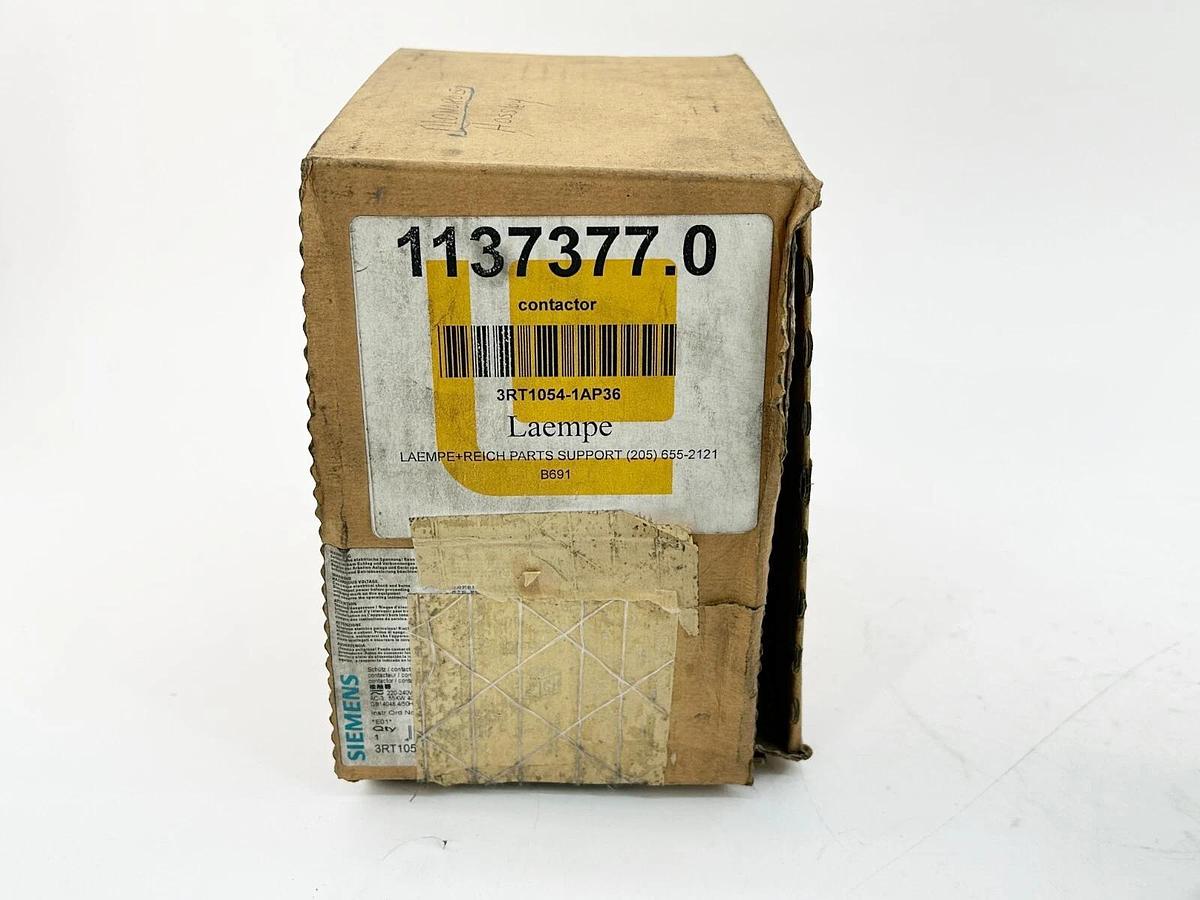 New Siemens 3RT1054-1AP36 Power Contactor 115A 3P 240V 50/60Hz 2NO+2NC