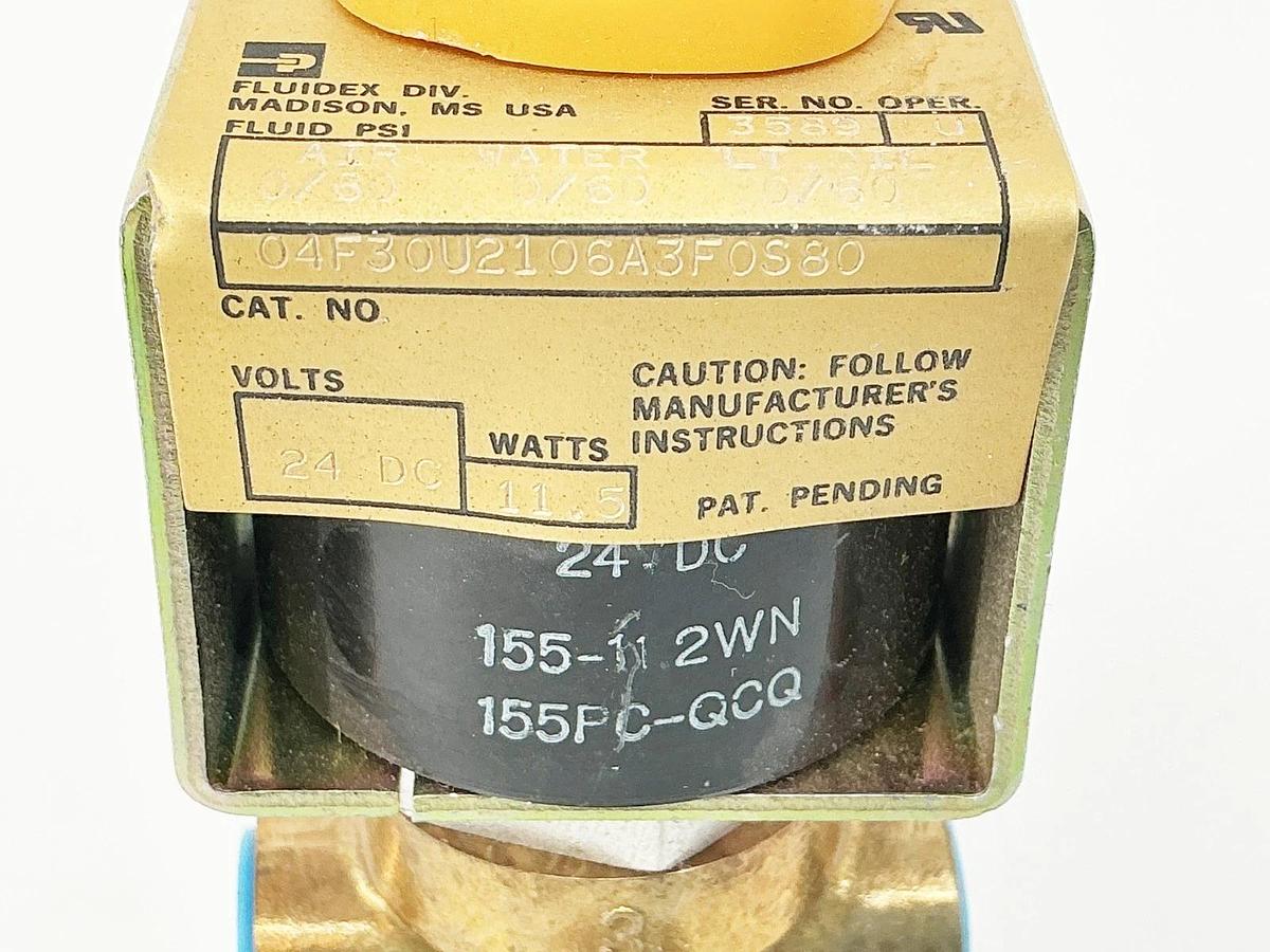 New Parker 04F30U-2106A-3FO580 Solenoid Valve 24VDC 11.5W - No Box