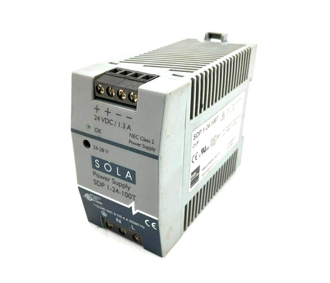 Used Sola SDP1-24-100T Power Supply 26V 1.3A
